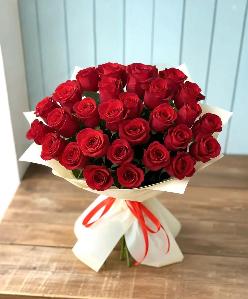 Букет 29 Красных роз в Селятино