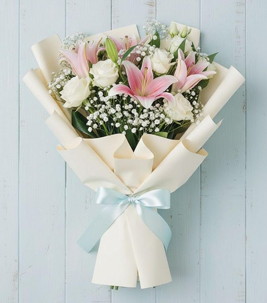 Букет цветов из: Лилии в Селятино