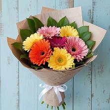 Букет цветов из:  Герберы #REPLACE_PRED# Селятино