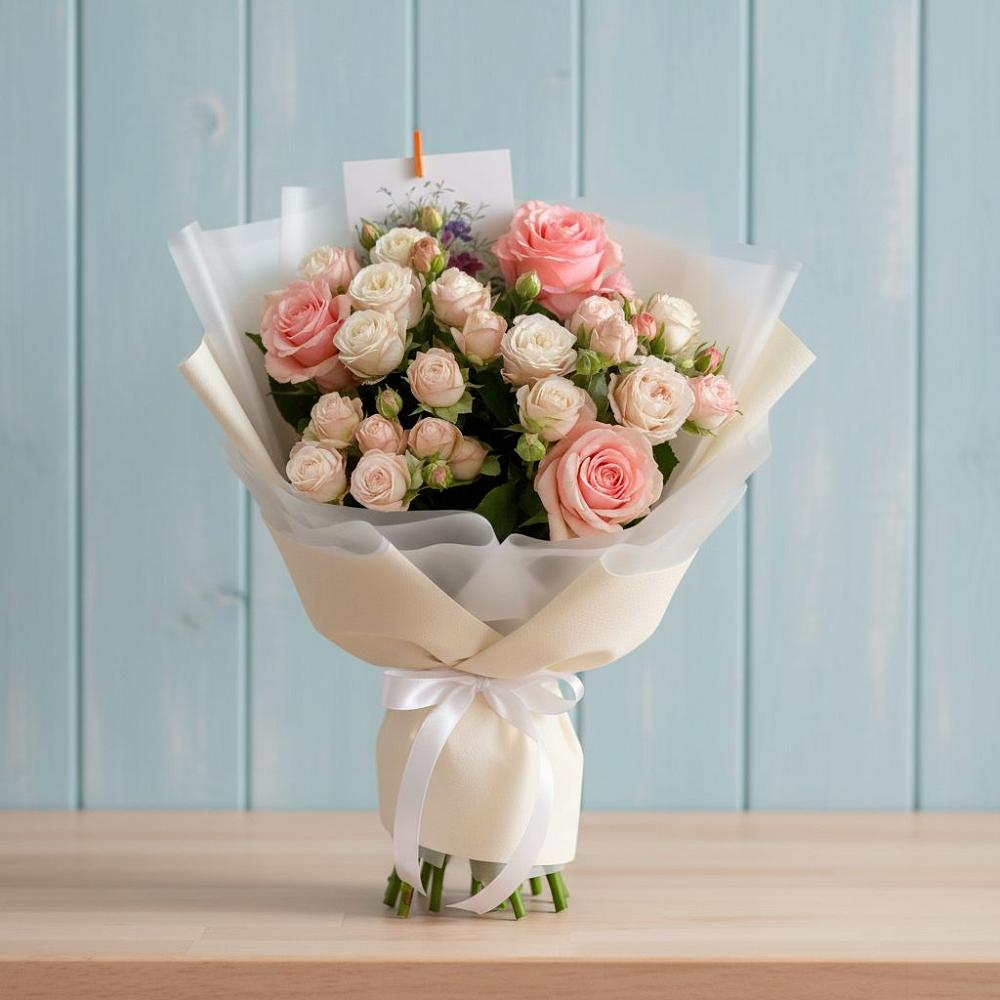 Букет цветов из: Розы в Селятино