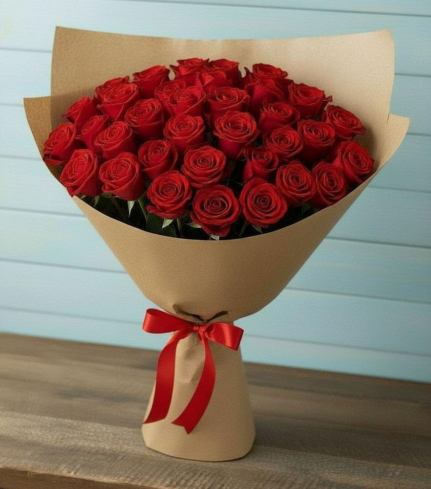 Букет Красные розы Милано в Селятино