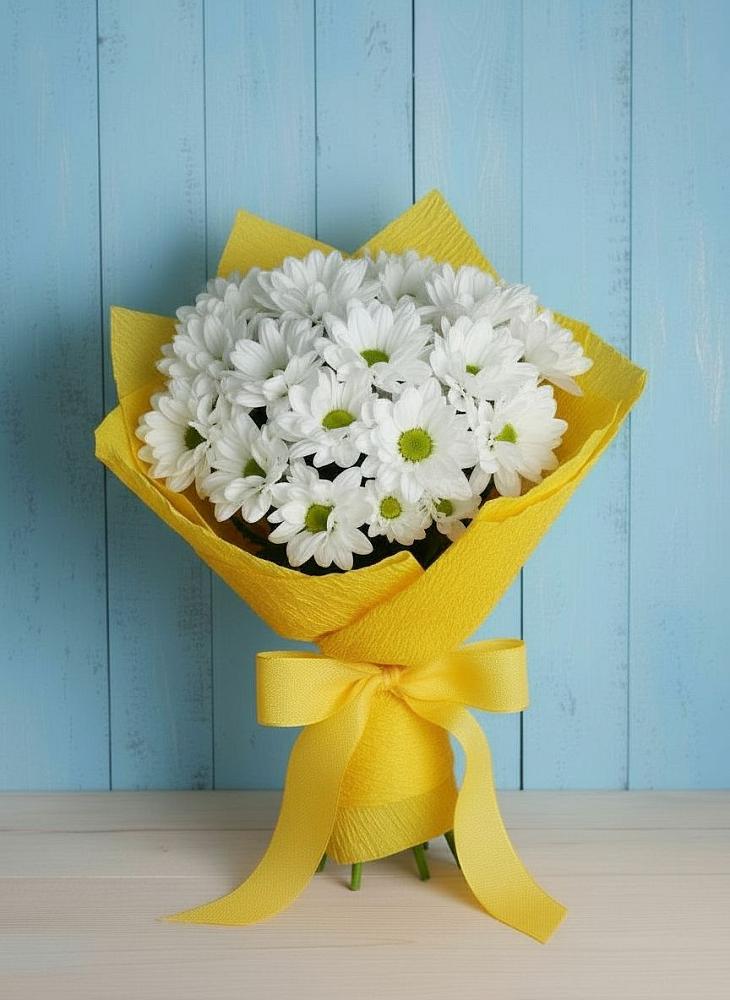 Букет цветов из: Хризантемы в Селятино