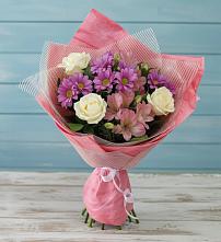 Букет цветов из:  Герберы #REPLACE_PRED# Селятино