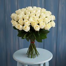 Букет 51 Белая роза Эдлесс Лав #REPLACE_PRED# Селятино