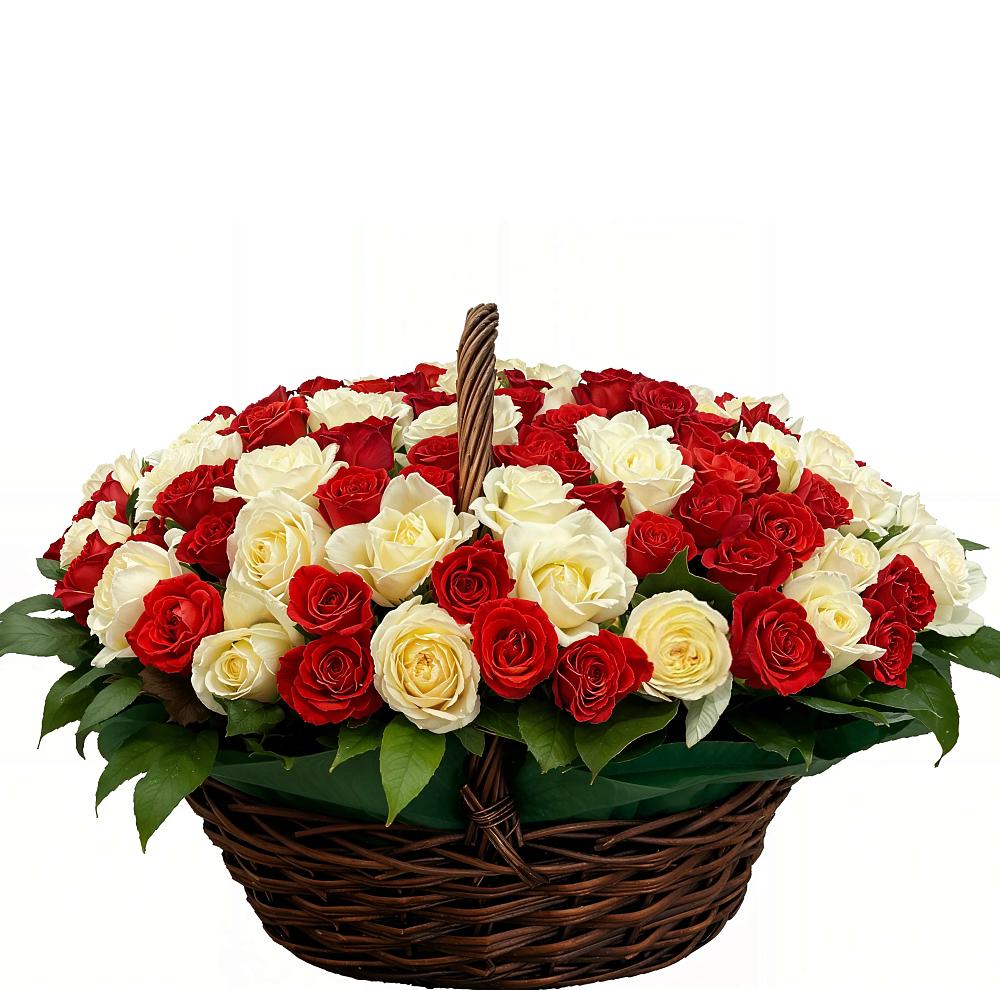 Премиум букет из: Розы в Селятино