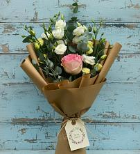 Букет цветов из:  Розы и Лизиантусы #REPLACE_PRED# Селятино