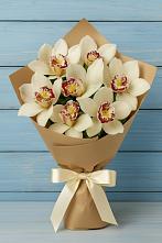 Букет цветов из:  Орхидеи и Розы в Селятино